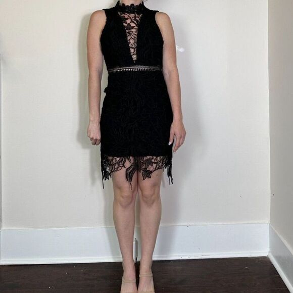 ASTR the Label Black Boho Felicity Dress Size Small - Picture 2 of 5